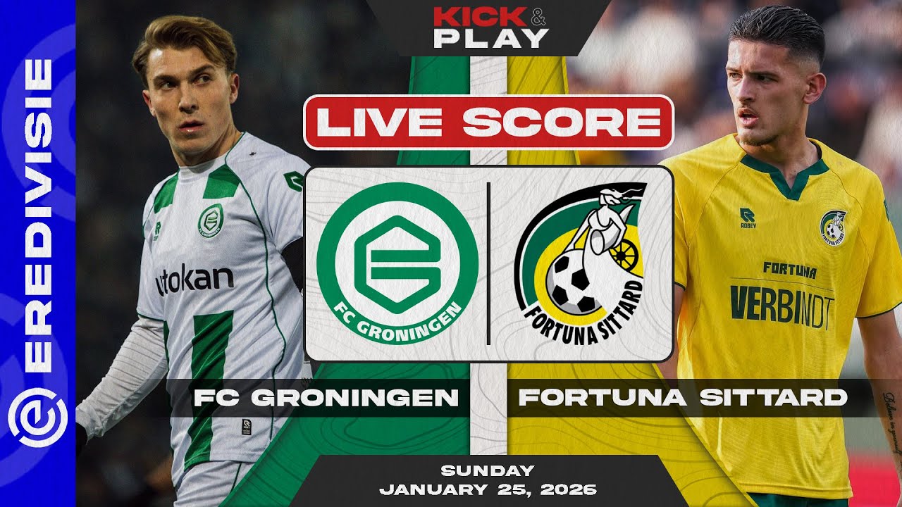 🔴 FC Groningen vs Fortuna Sittard | Eredivisie | LIVE SCORE