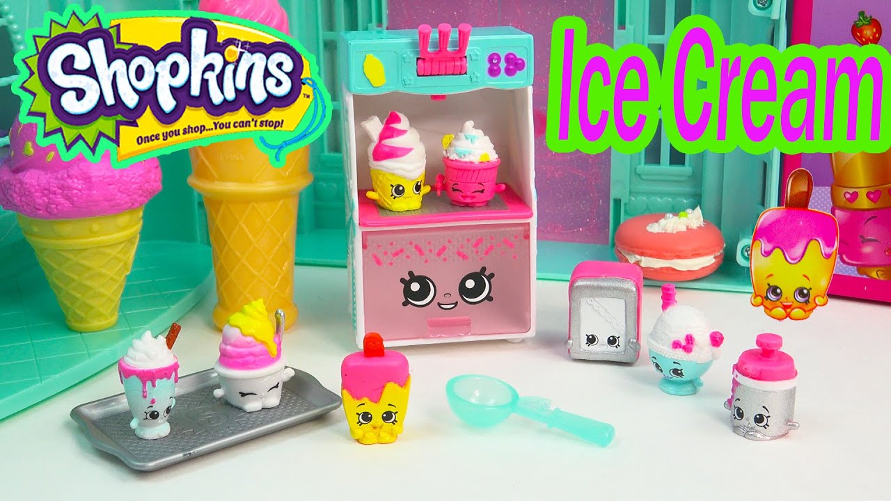 Nostalgia Video: Shopkins Season 3 Playset Cool & Creamy Collection Food Fair Exclusive