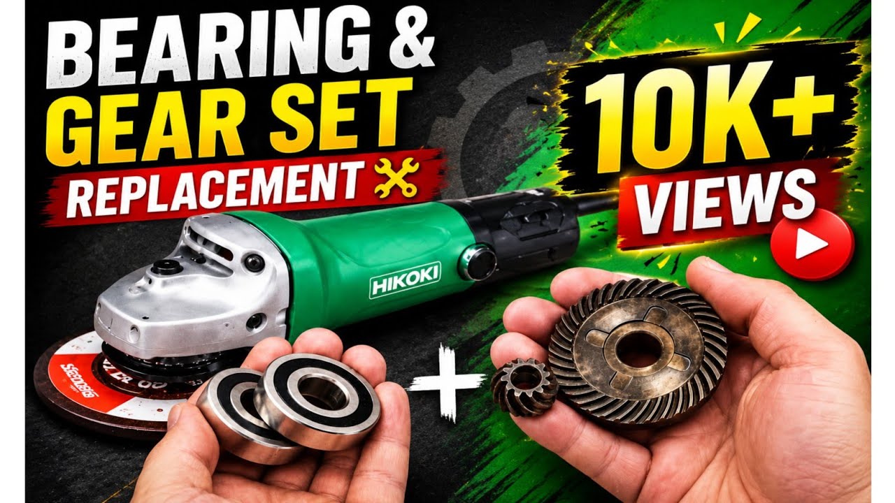 Angle Grinder Gear Set और Bearing Change कैसे करें | Step by Step | HiTech Repair #repair #bearing