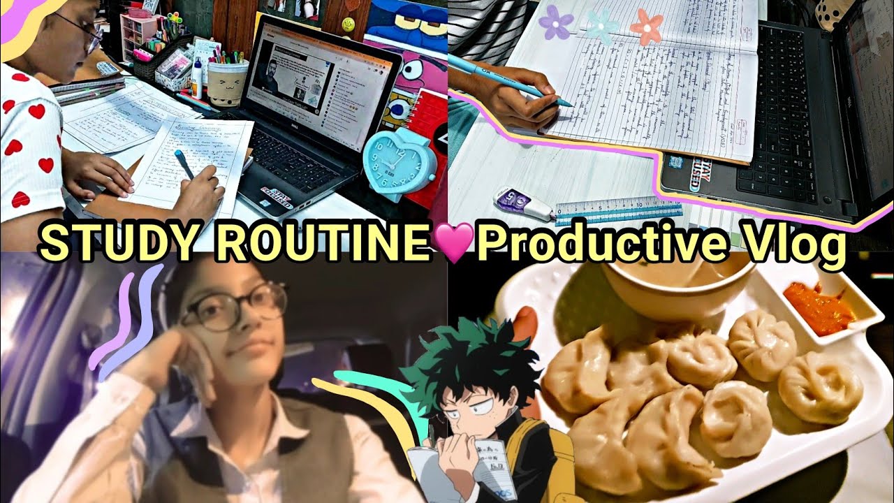 🙋&zwj;♀️Daily Study Routine : Productive Vlog | CBSE 12th Grade | Study Vlog | Pragati shreya