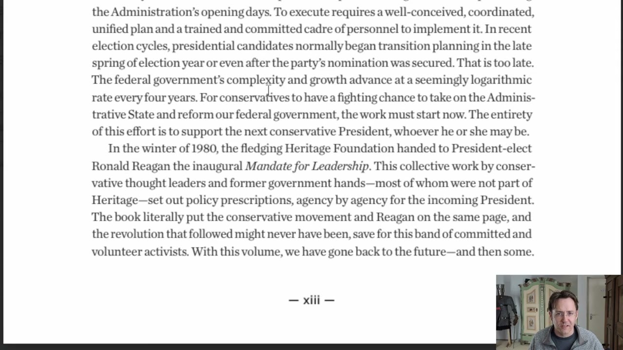 Project 2025   Analysis of the Introduction