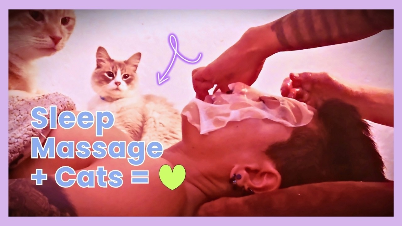 ASMR Face Massage for Sleep😴 | 1-Hour Sleep Therapy with Creamy ASMR Massage