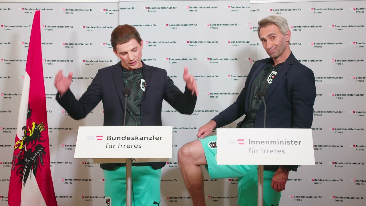 Die PK zur Euro mit Vater Franco (Bundesministerium für Irreres) Gernot Kulis