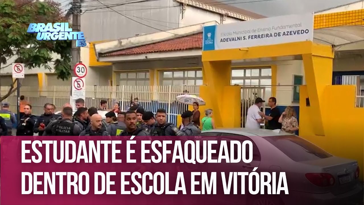 Estudante é esfaqueado dentro de escola em Vitória