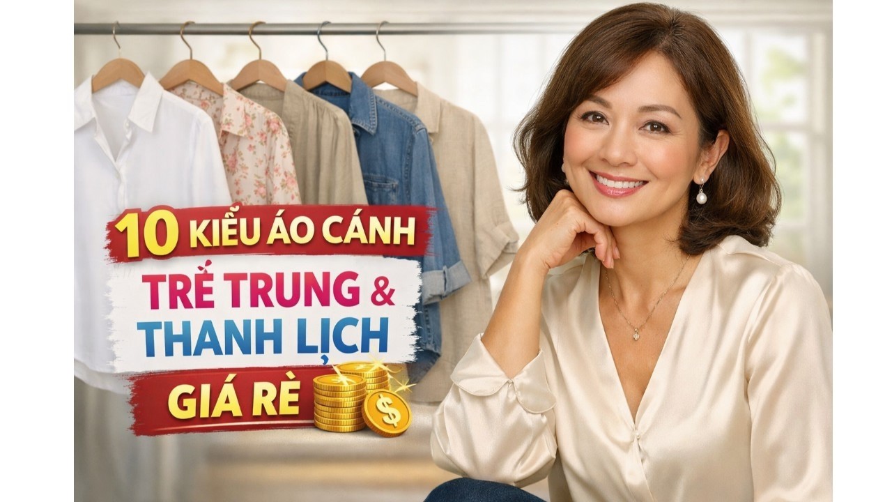 10 chiếc áo cánh giúp bạn trông TRẺ TRUNG và THANH LỊCH mà không tốn nhiều tiền