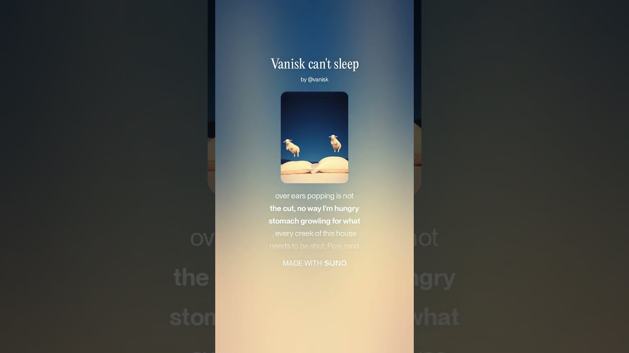 Vanisk can't sleep bass remix