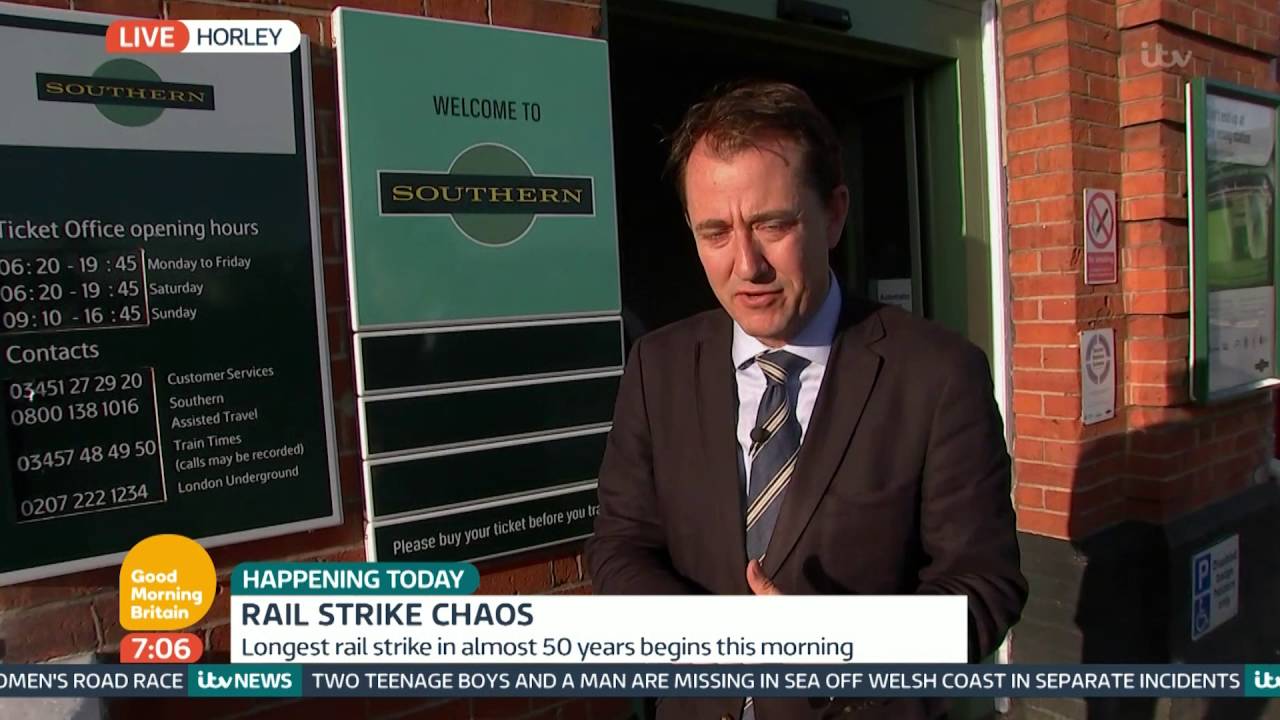 Southern Rail Workers Begin Five Day Strike | Good Morning Britain