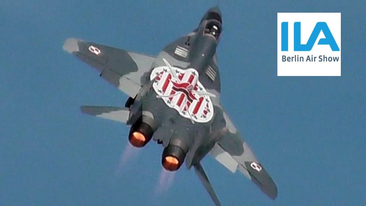 POLISH MiG-29 FULCRUM FANTASTIC DISPLAY @ ILA BERLIN AIR SHOW