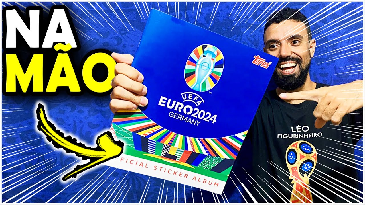CONHEÇA A COLEÇÃO da EURO 2024 - Álbum de Figurinhas da Topps