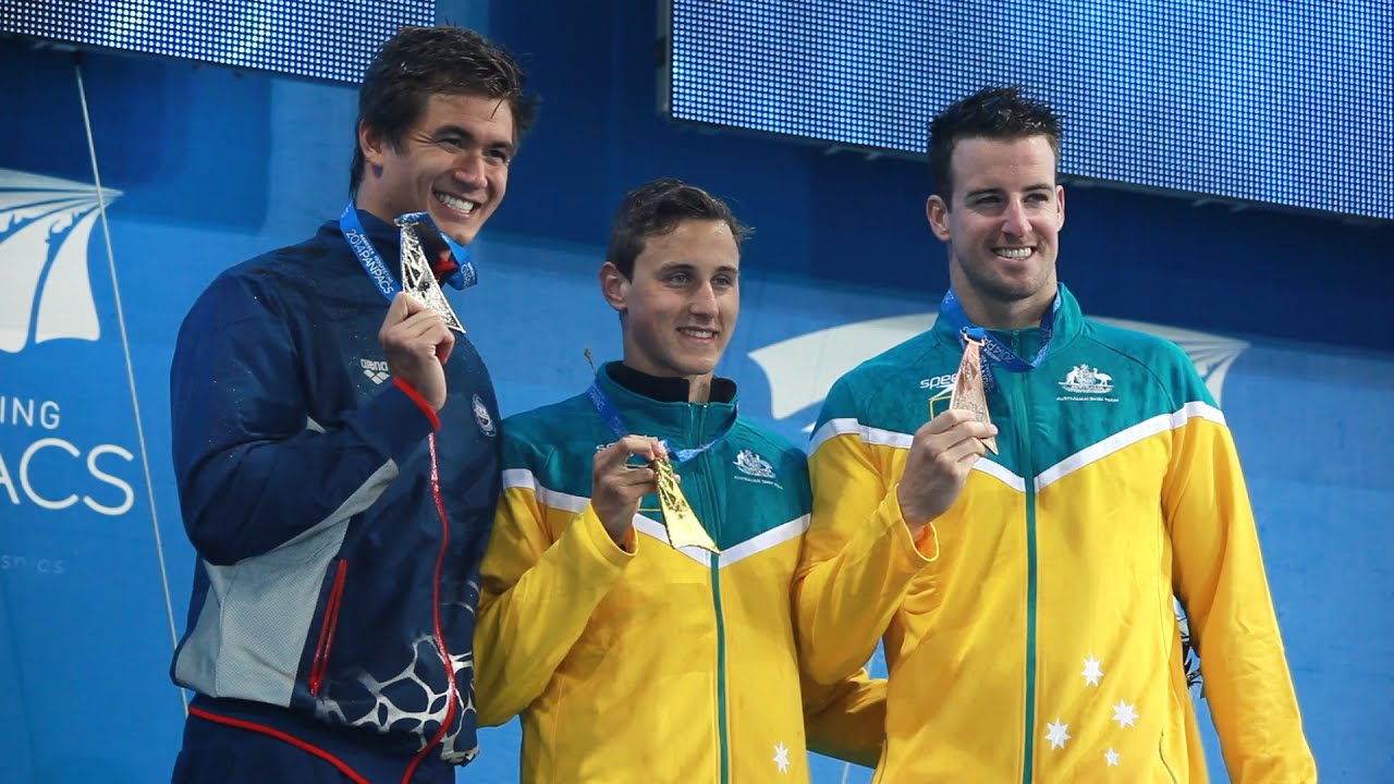 '14 Pan Pacs - Cameron McEvoy Wins 100m Freestyle