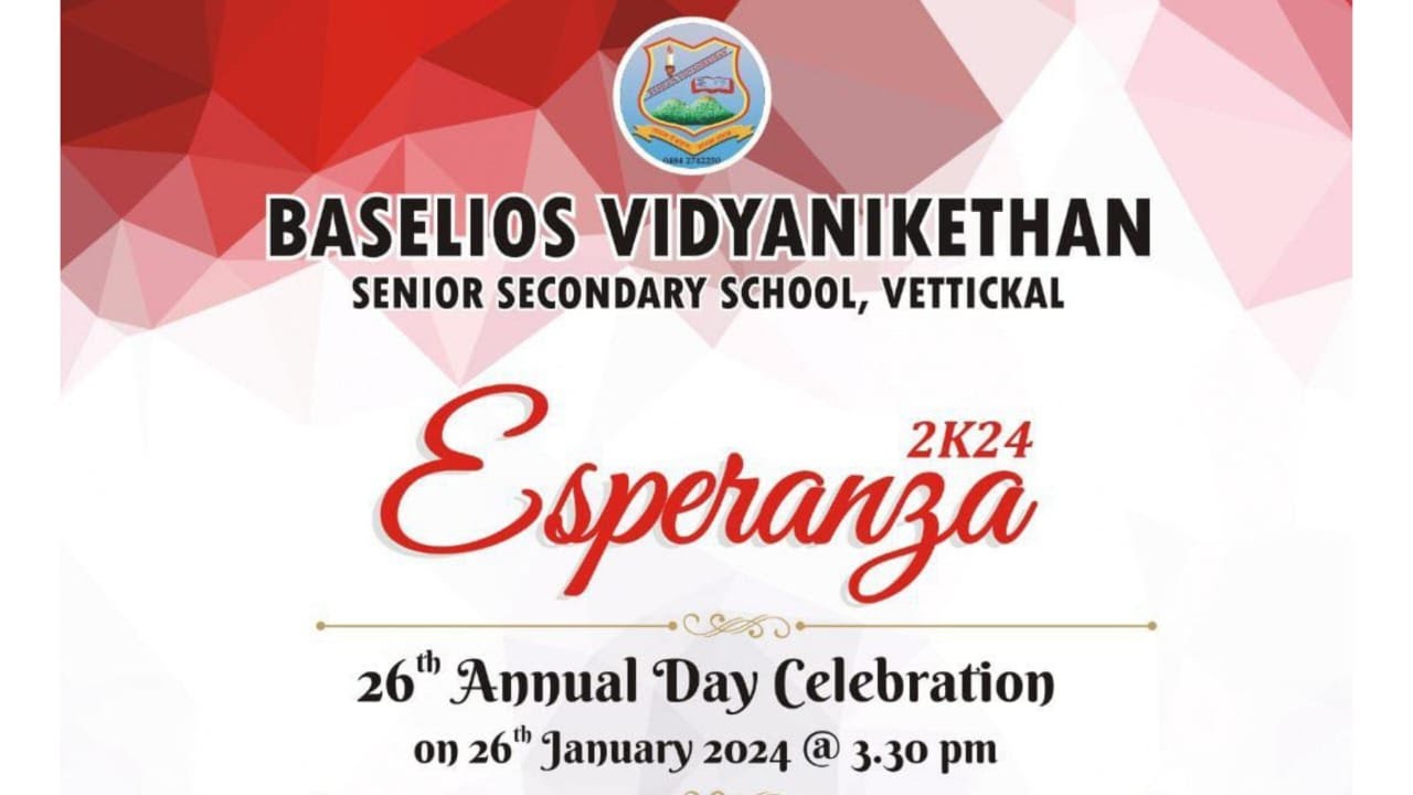 Esperanza 2024 || 26th Annual Day Celebration || 26.1.204 || TIME - 3.30 PM ||