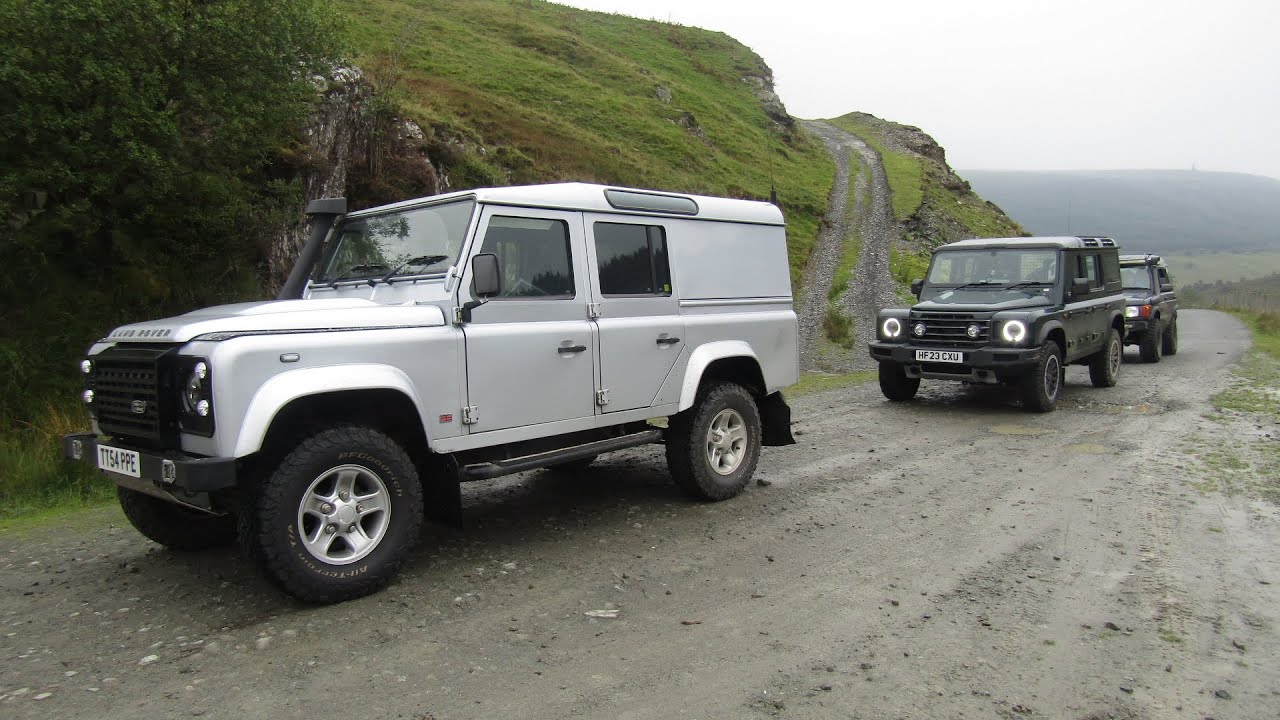 Strata Florida in a Ineos Grenadier & Land rovers! | Bomb hole | Water crossings | Rock climbs!