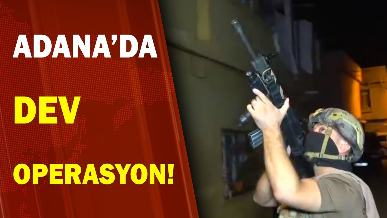 Adana'da Dev Operasyon: 23 G&ouml;zaltı / A Haber | A Haber