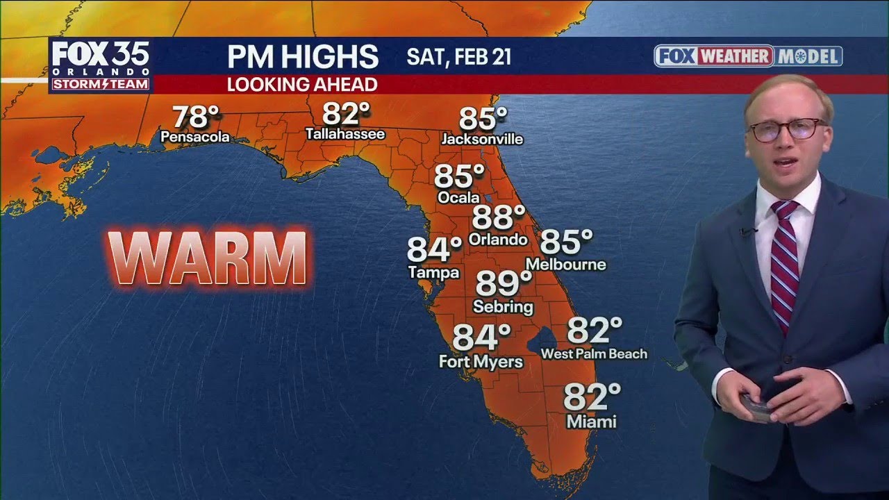 Orlando Weather Forecast: Tracking record warmth on the way near 90
