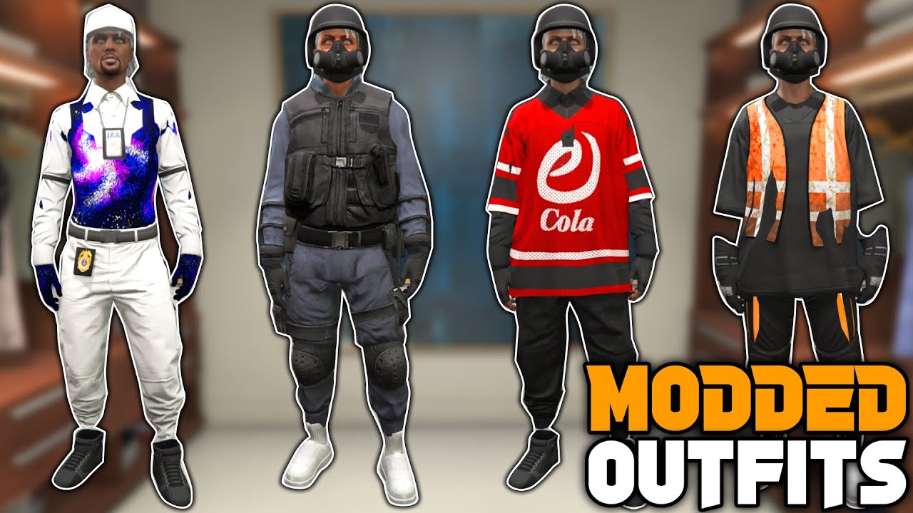 GTA 5 ONLINE: Как получить сразу несколько модифицированных костюмов! 1.67! (Ошибки с одеждой в G...