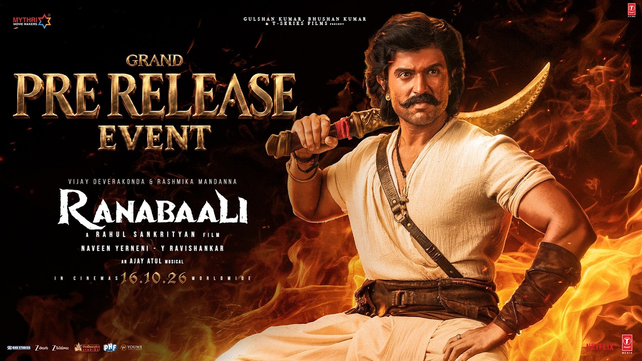Ranabaali Grand Pre Release Event LIVE | Vijay Deverakonda | Rashmika Mandanna | Rahul Sankrityan