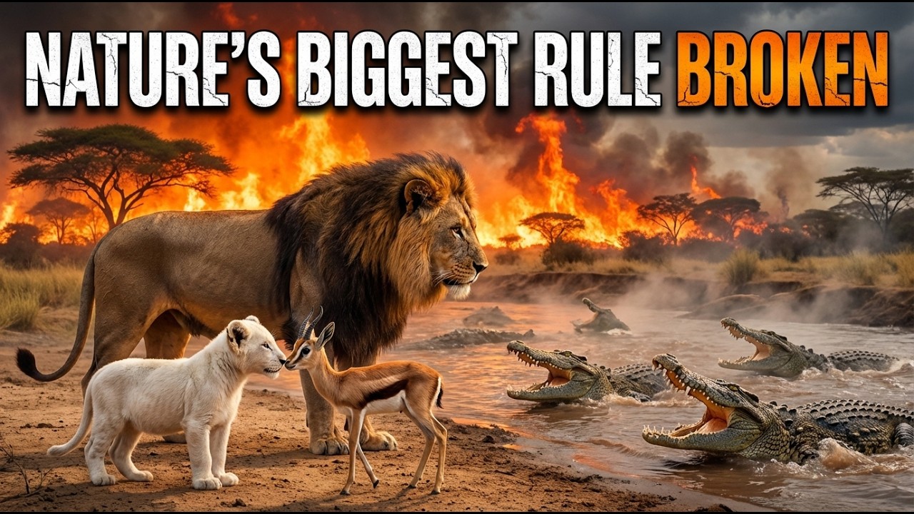 White Lion Leon's Story - Nature's Biggest Rule Broken Lion Pride Saves Bab
