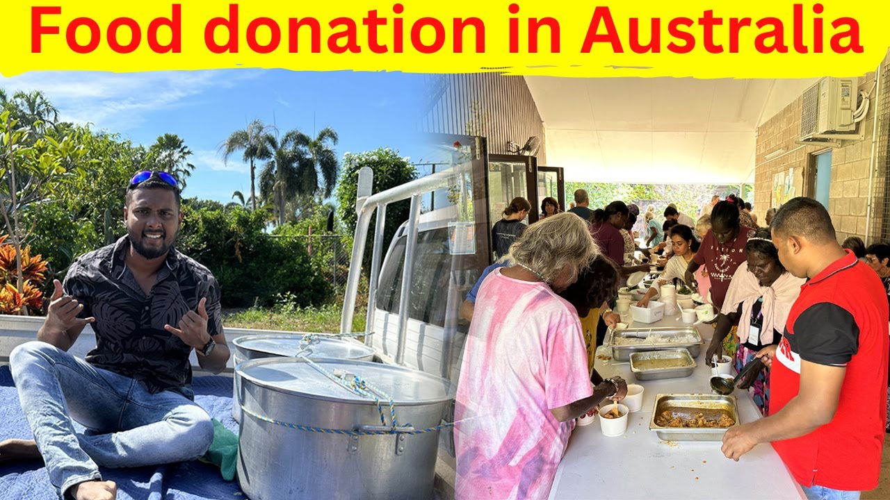 Food donation in an Australian community church | The MAGnificent Show