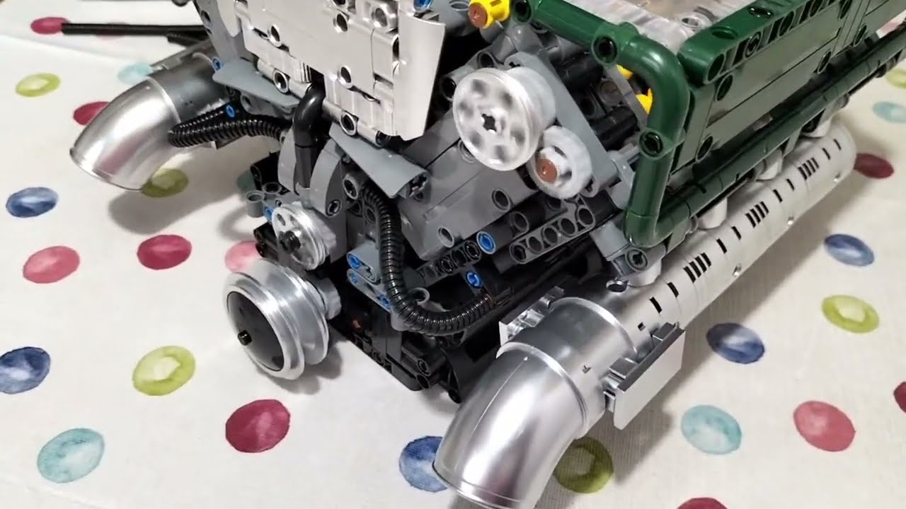 Mould King 10182 - V8 Tank Engine - Bauabschnitt 5
