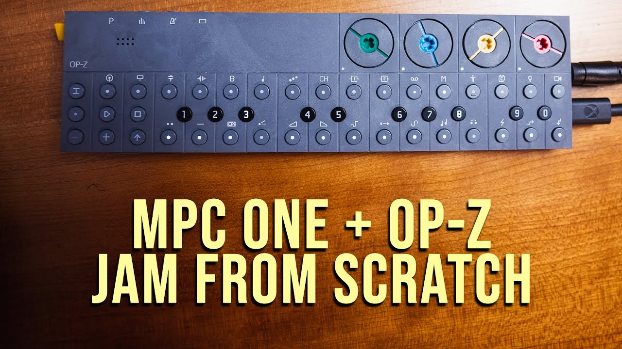 MPC One controlling an OP-Z // Making a beat and jamming