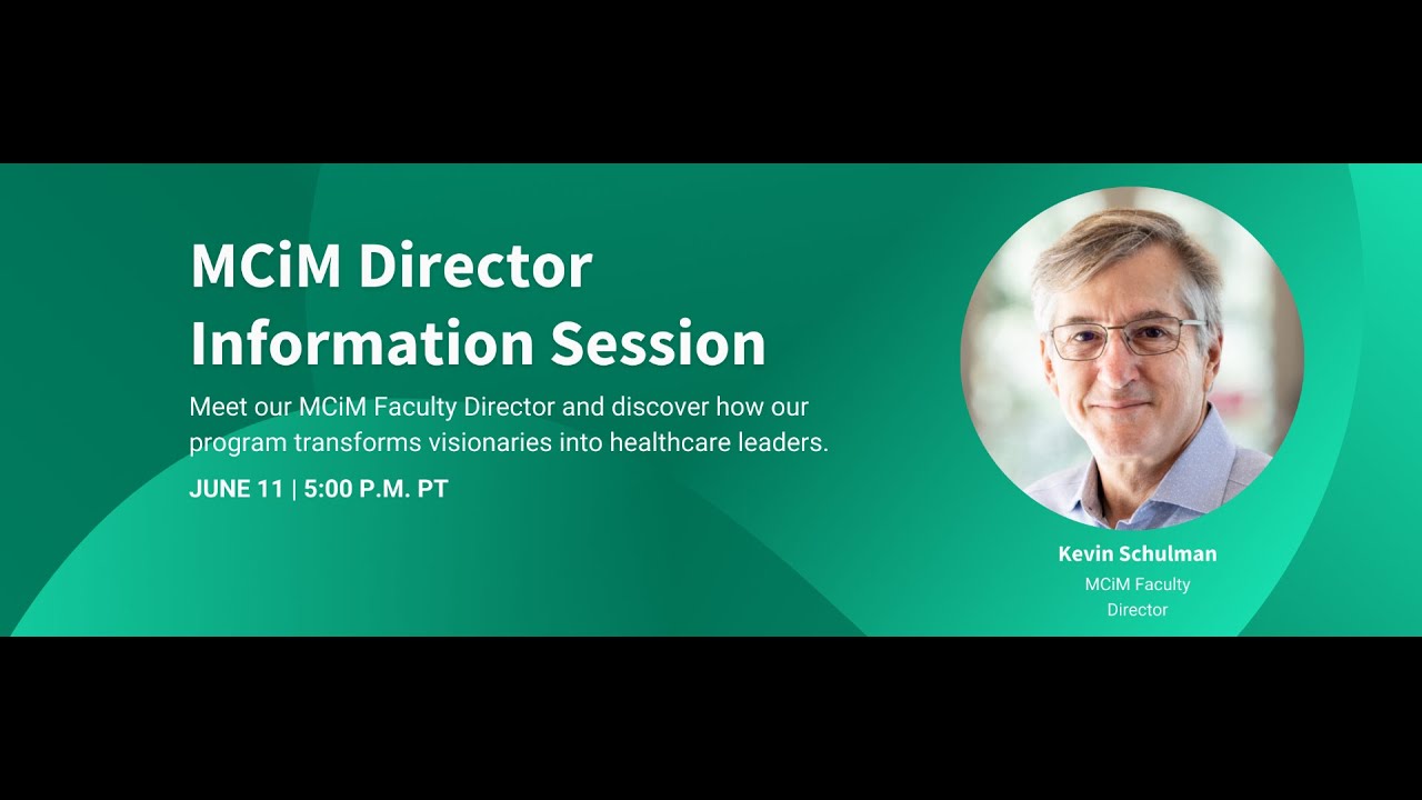 Stanford MCiM Information Session - June 11, 2025