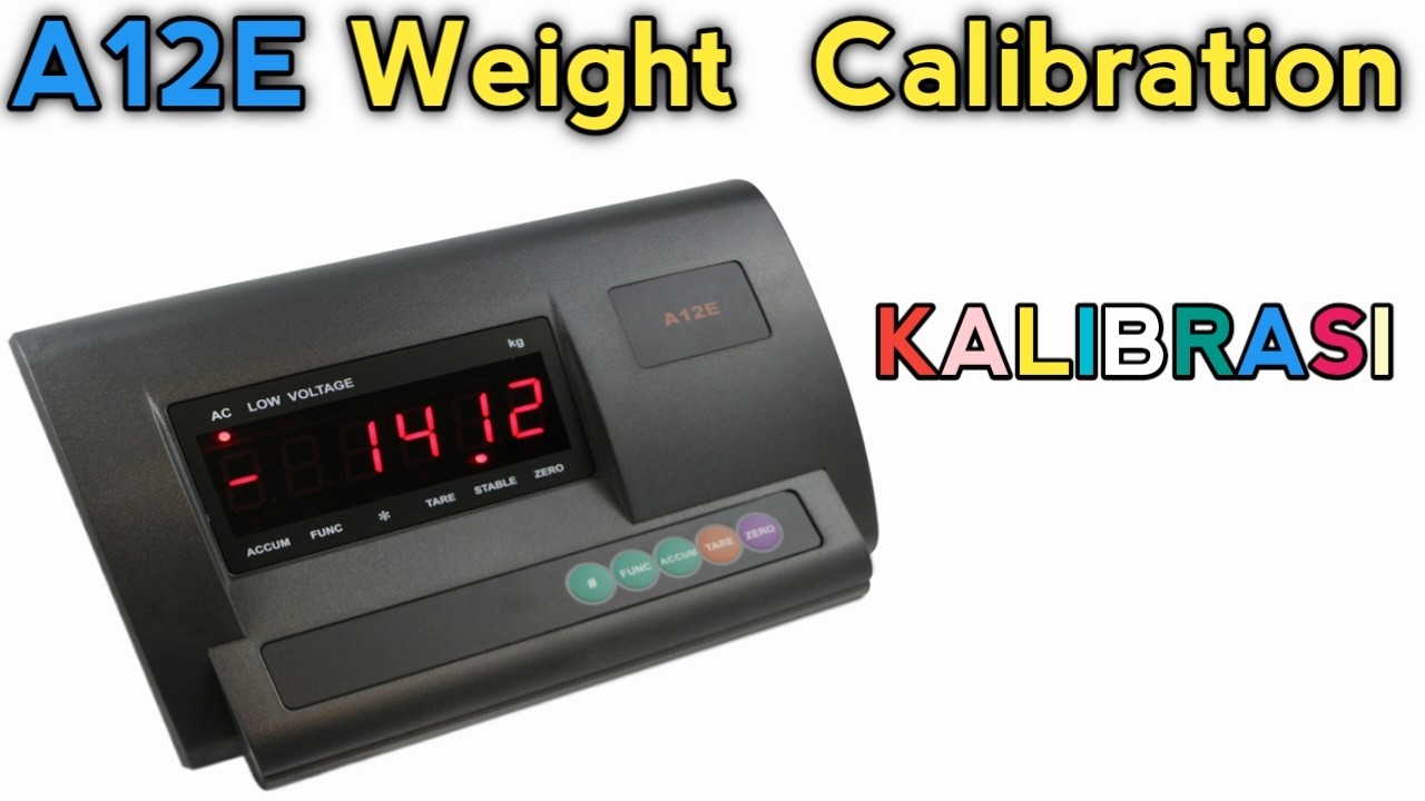 A12E Indicator Calibration Step by Step | Easy Kalibrasi Guide