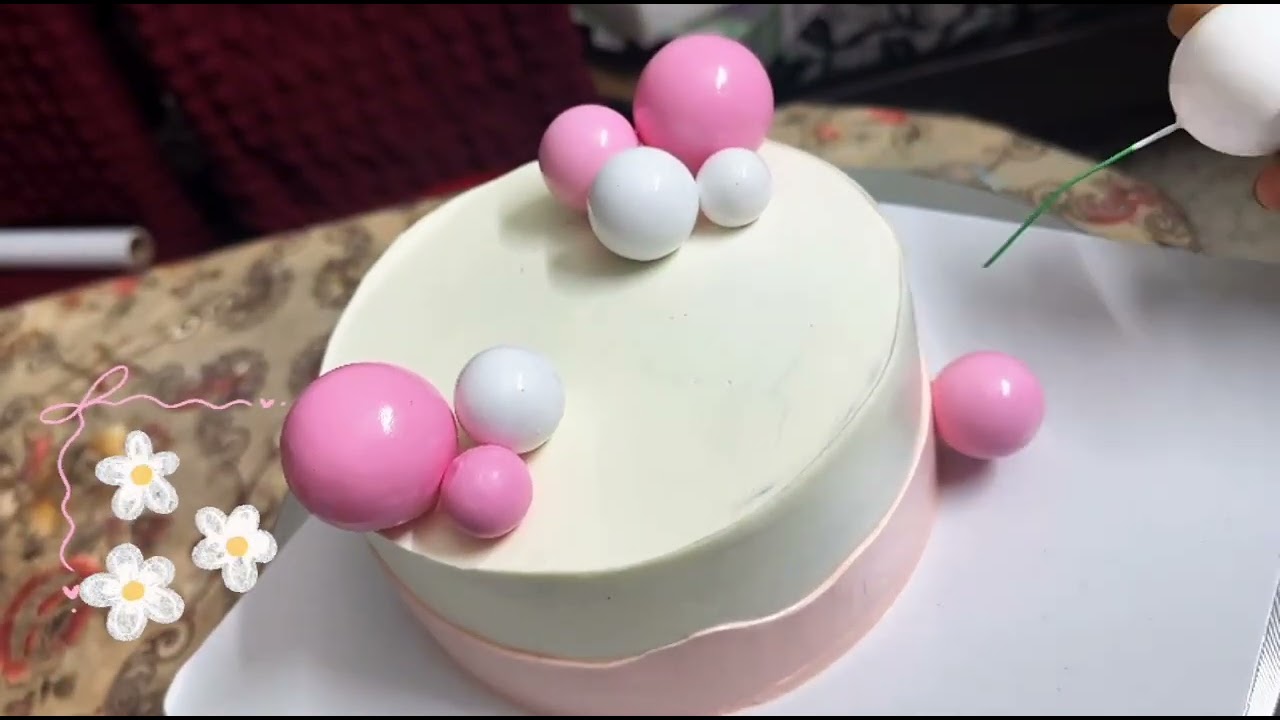 Pink Butterfly Birthday Cake