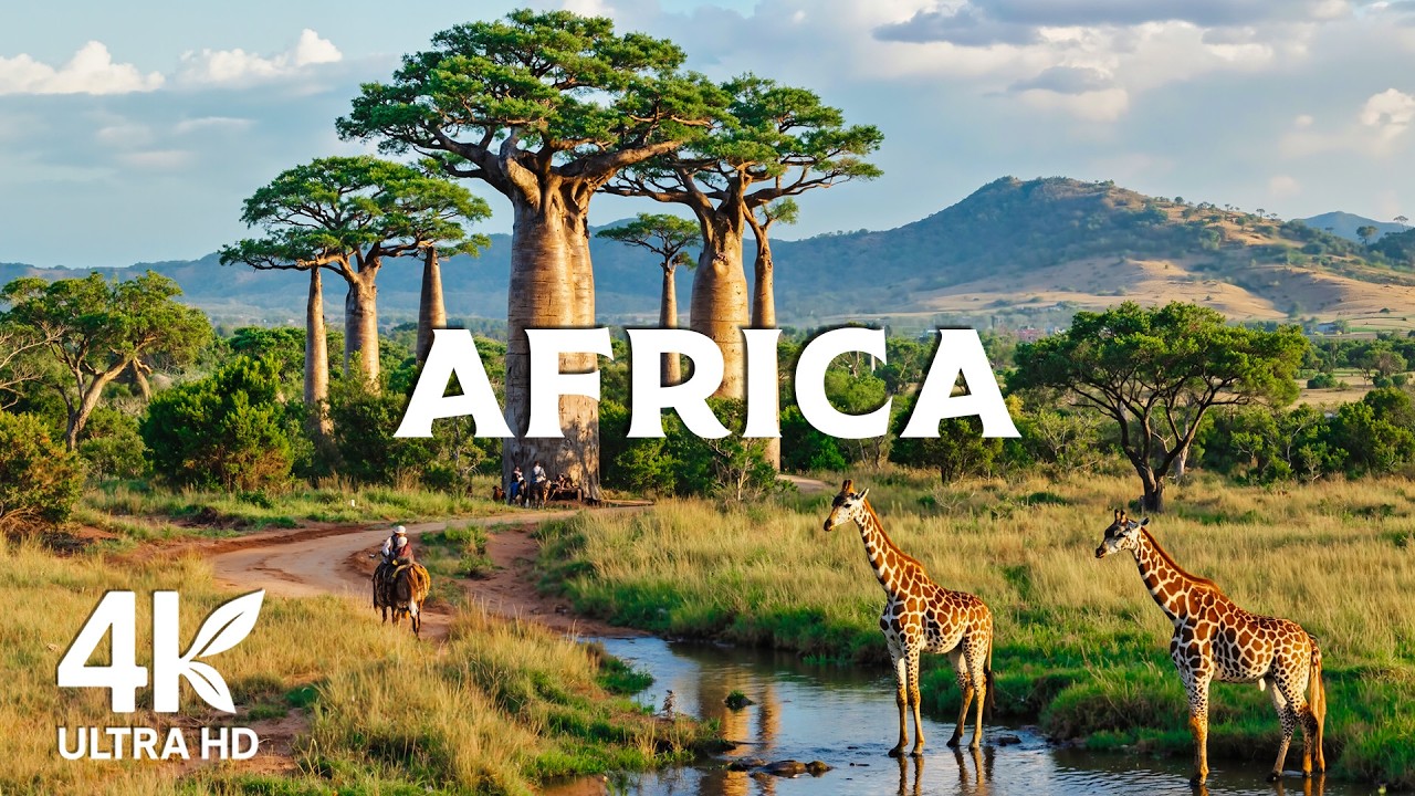 Animals of Africa 4K - Scenic Relaxation Film With Calming Music