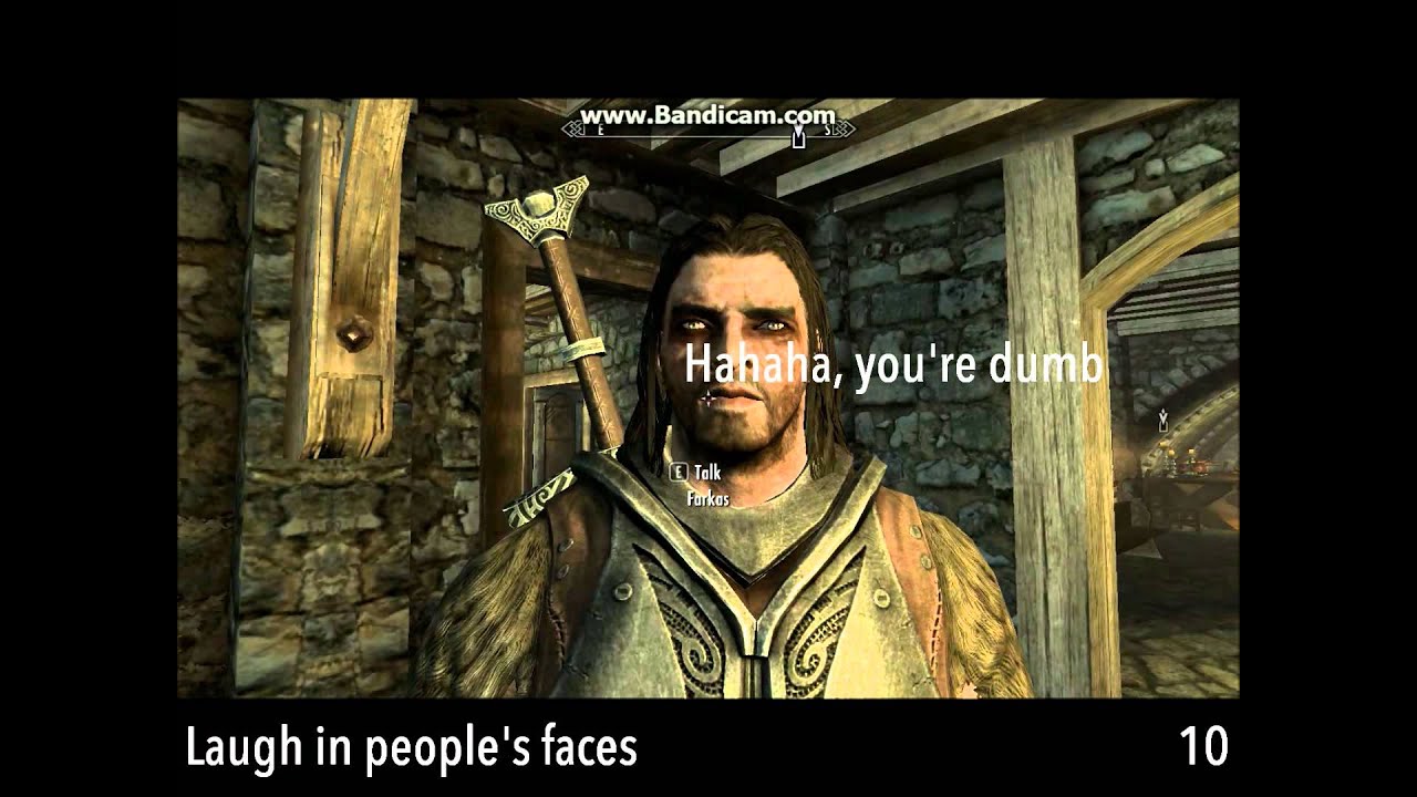 20 fun things to do in Skyrim