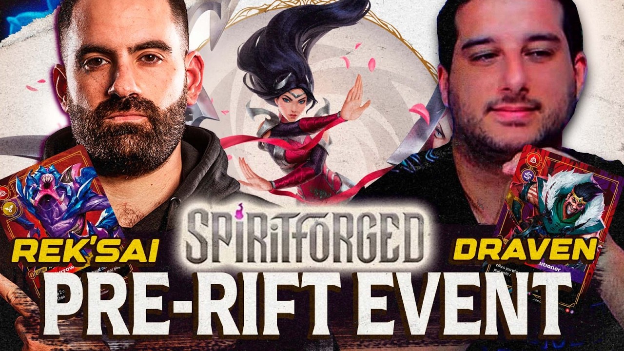 REK'SAI vs DRAVEN - PARTIDA FORMATO PRE-RIFT de SPIRITFORGED vs Charly @RUNEBOYS - Riftbound TCG | Navalha