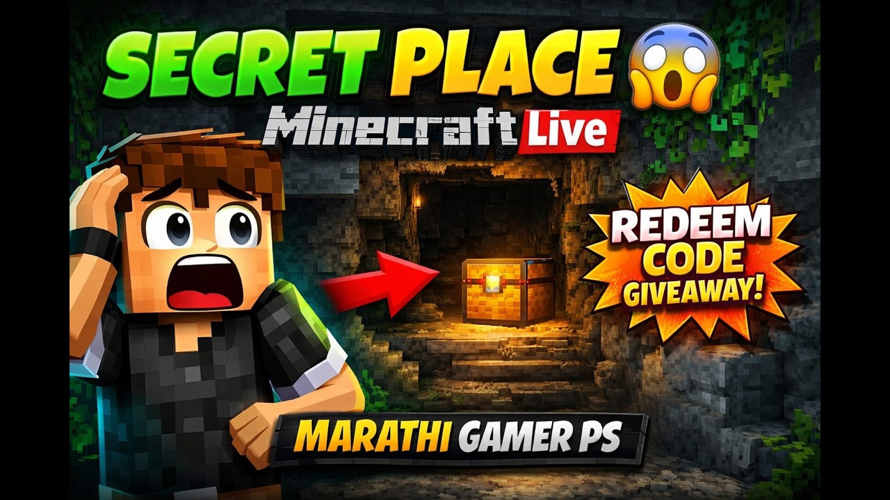 😱 Making a NEW SECRET BASE in Minecraft LIVE 🤫🔥 | Hidden Survival Base REEDEM CODE GIVEAWAY