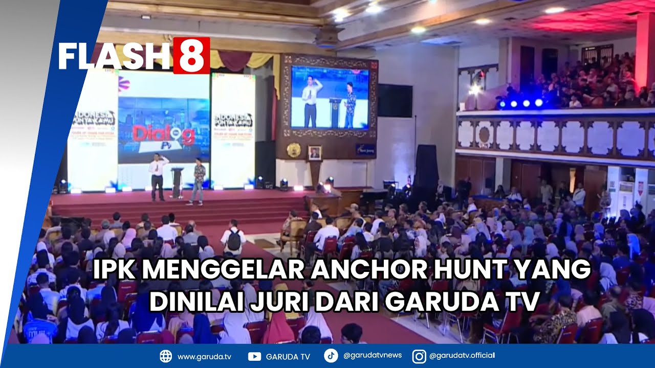 FLASH 8: IPK Menggelar Anchor Hunt Yang Dinilai Juri Dari Garuda TV