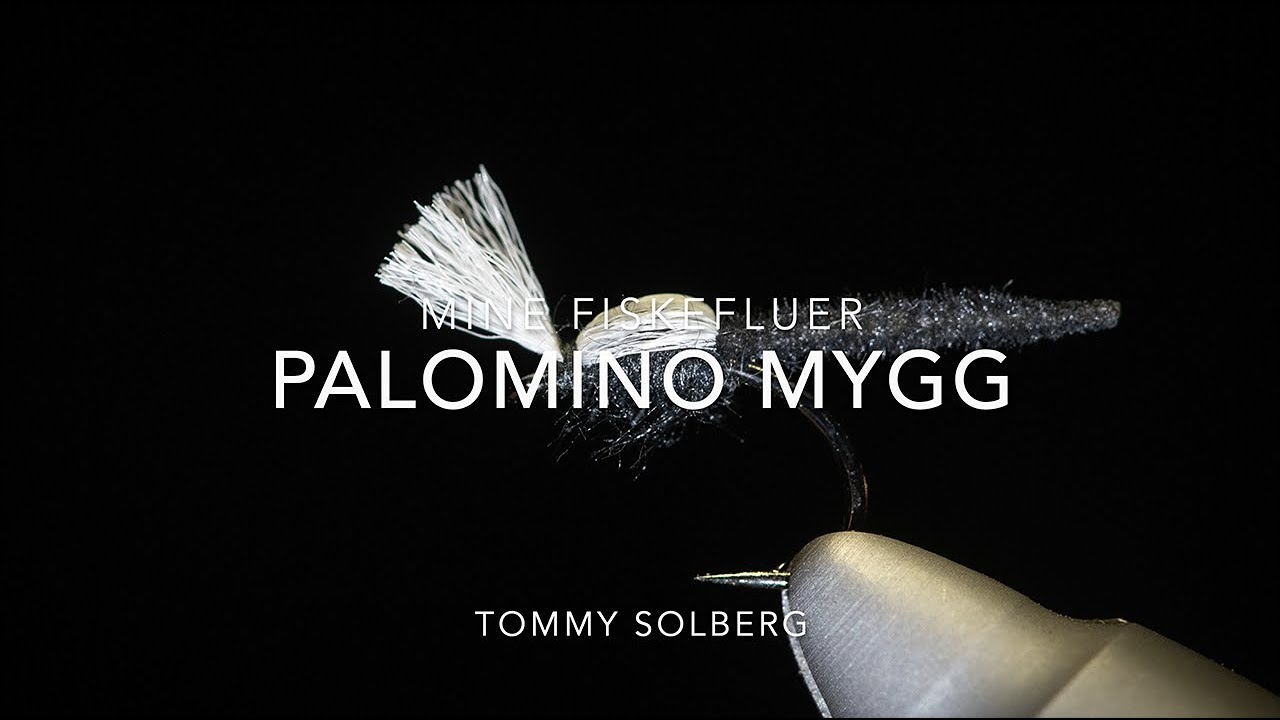 Mine fiskefluer - Palomino mygg. Tørrflue, fluefiske, fluebinding