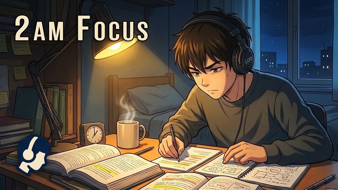 Everyone Is Asleep. This Is Your Final Push. 2AM Exam Focus LoFi