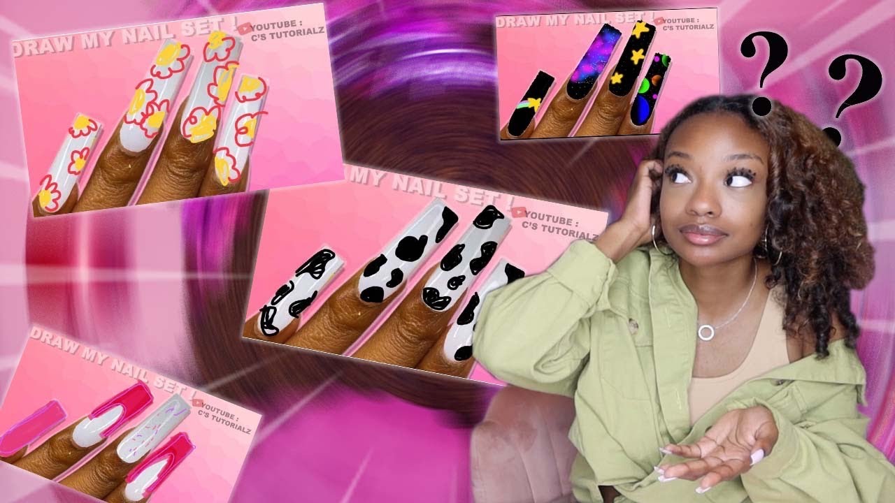 Subscribers draw my nails! | Part 1