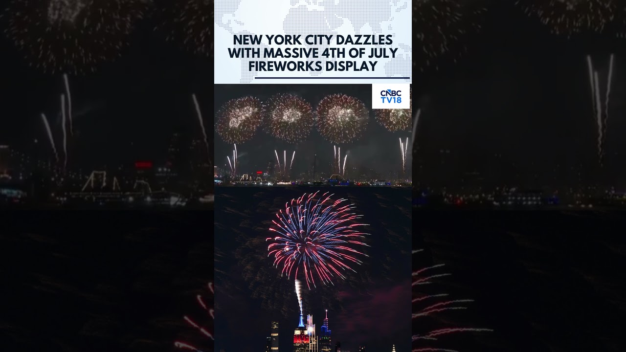 America 250: WATCH Spectacular Fireworks Illuminate New York City Skyline On July 4th | N18G