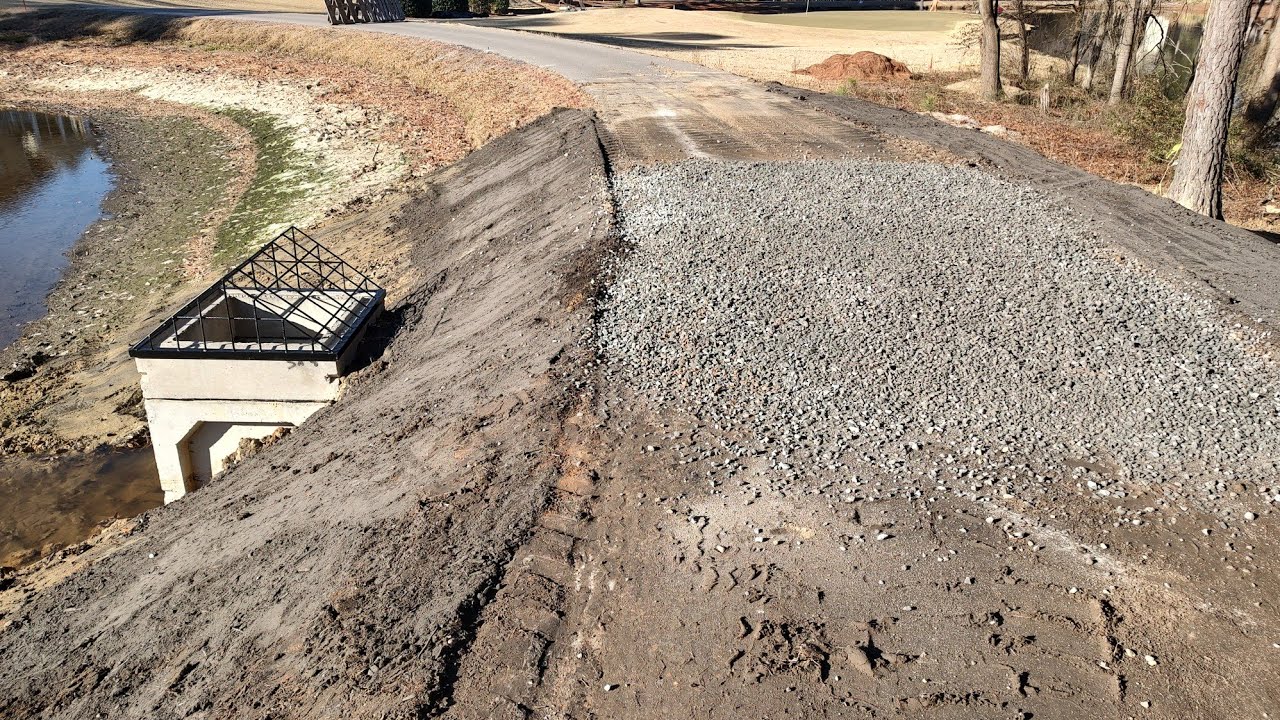 Finishing The Overflow At The Golf Course