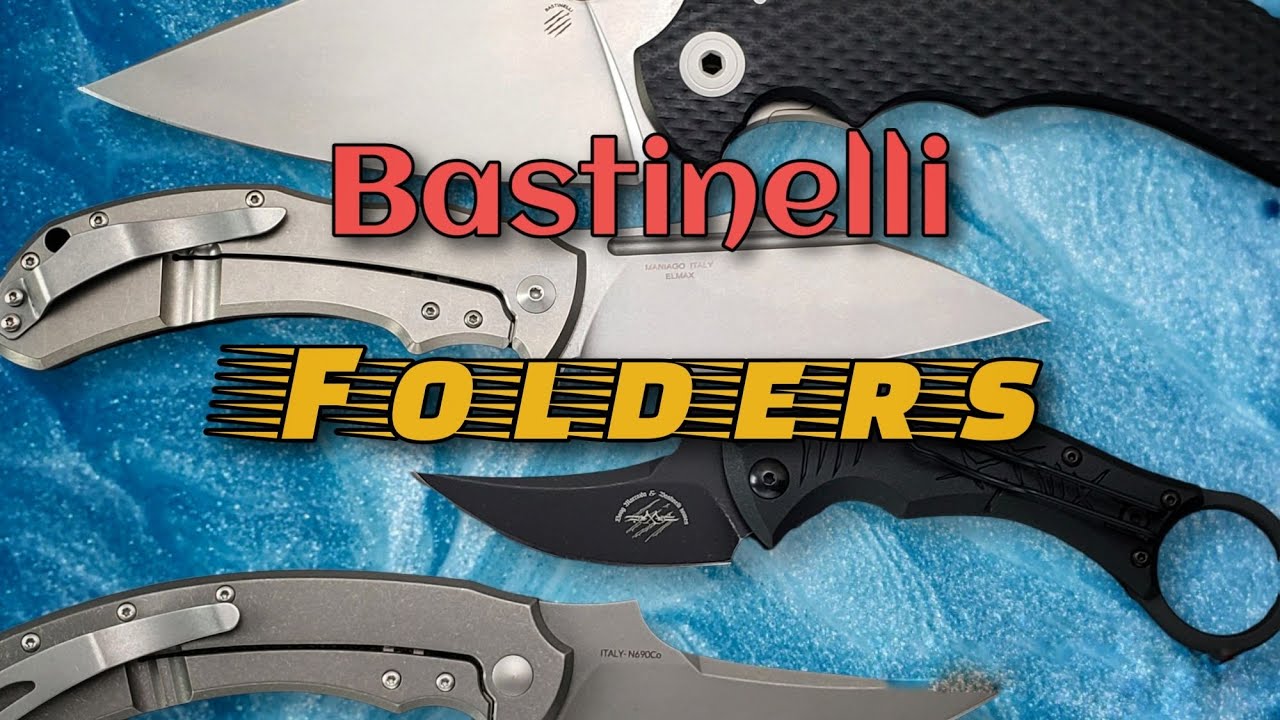 Top Bastinelli Folding Knives:  
