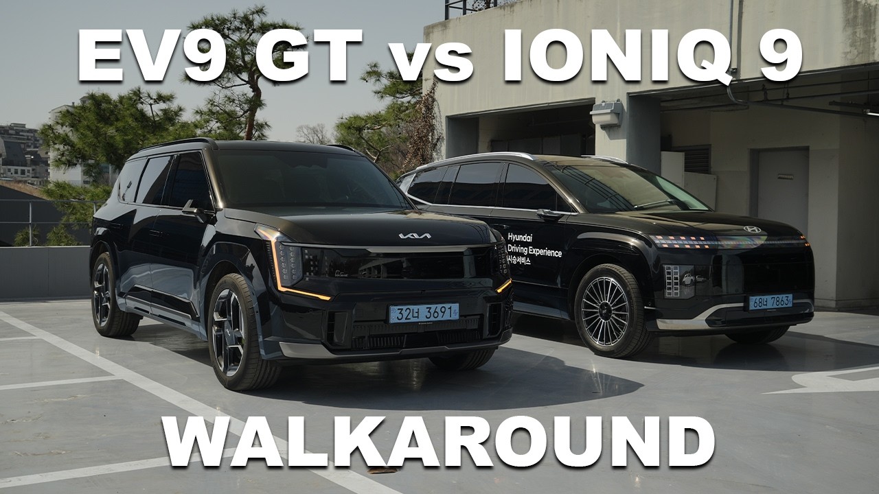 🔇 2026 Hyundai IONIQ 9 vs 2026 Kia EV9 GT | Which Car Is for You? Walkaround & Interior Tour
