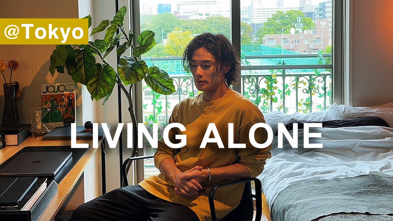 How Single Men Live in Japan | Minimal Apartment Tour