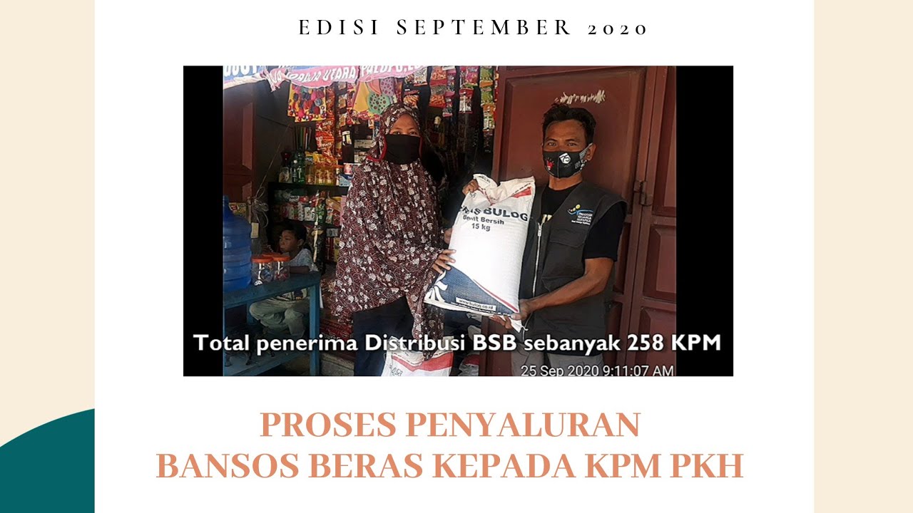 Proses Penyaluran Bantuan Sembako Beras Bagi KPM #PKH Kecamatan Patampanua