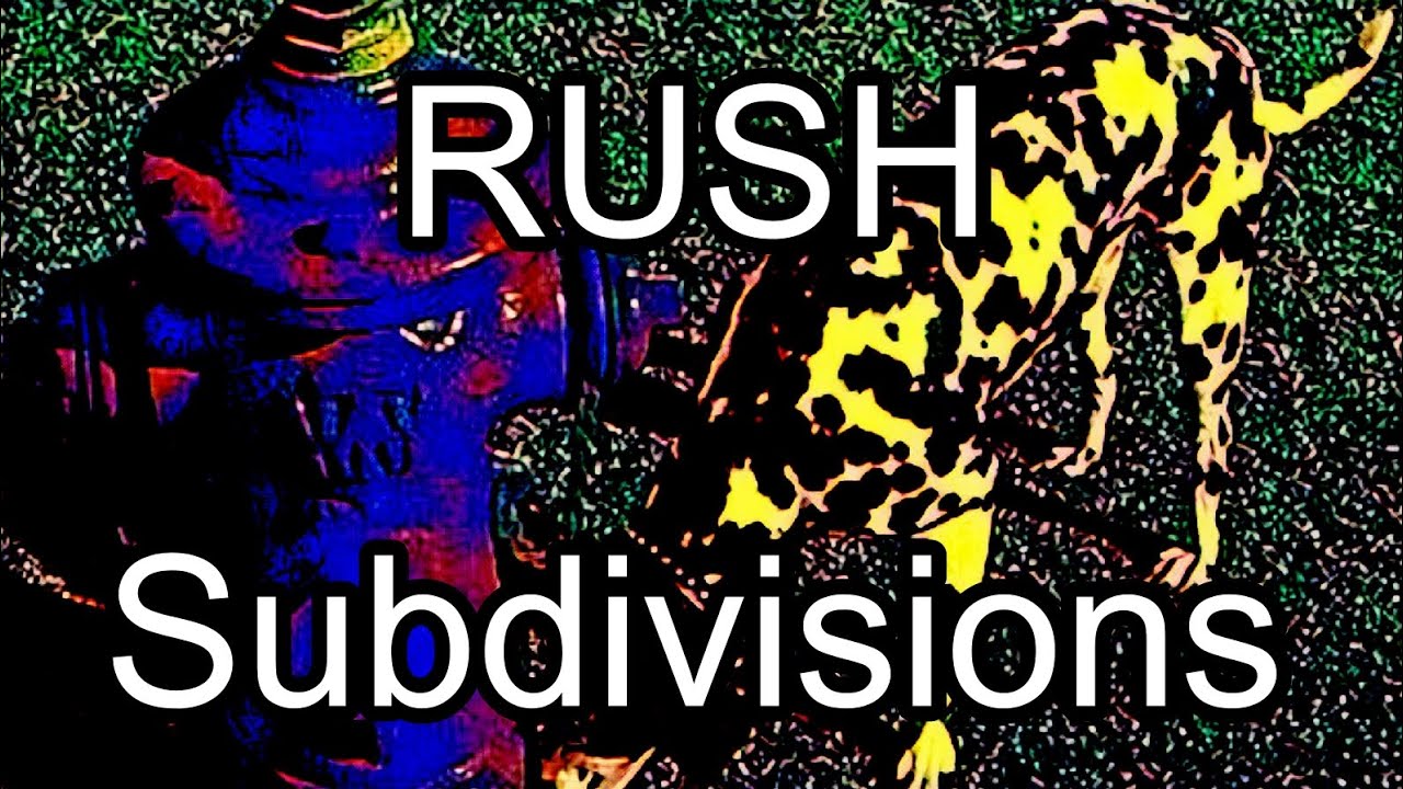 RUSH - Subdivisions (Lyric Video)