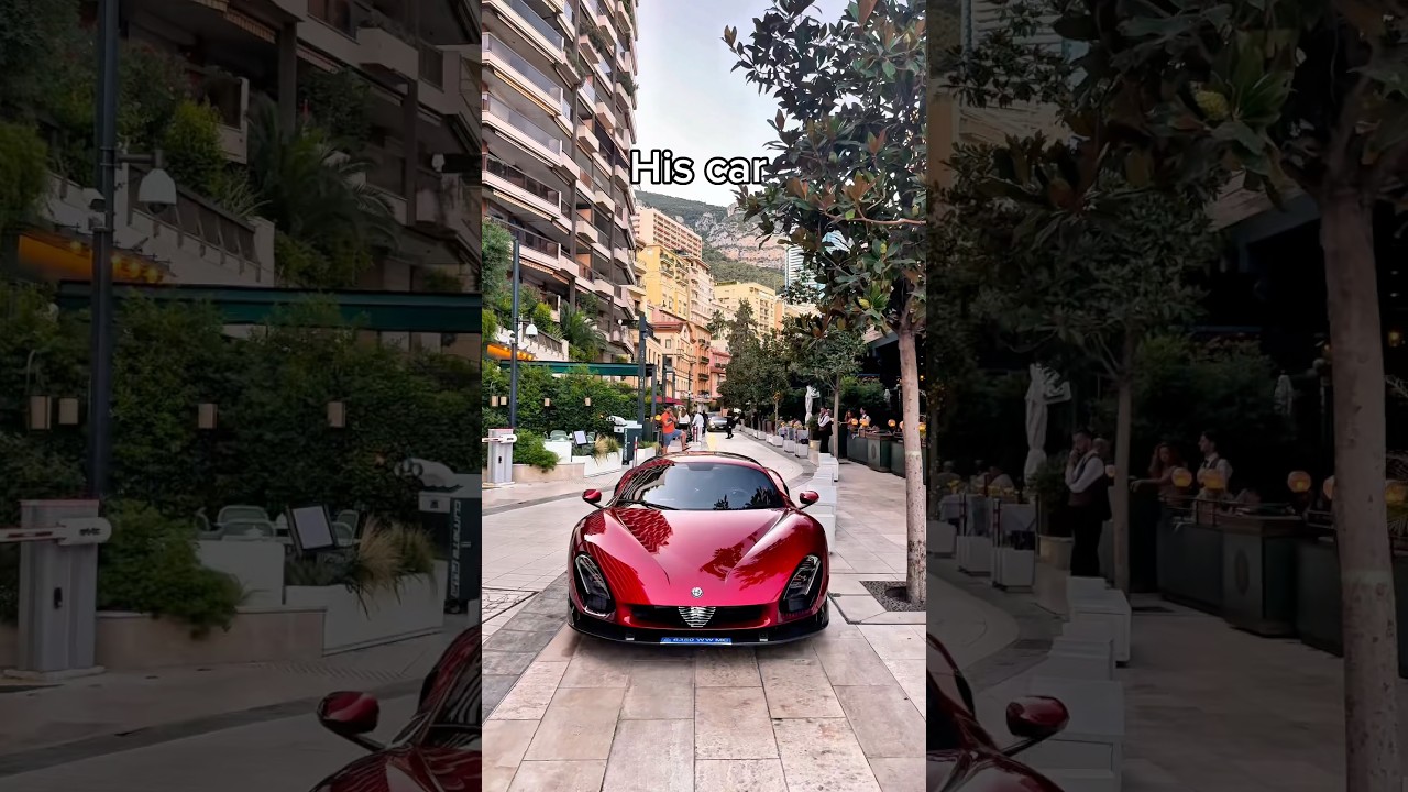 Alfa Romeo 33 stradale of Valteri Bottas #monaco #rich #luxurycar #alfaromeo33stradale #alfaromeo