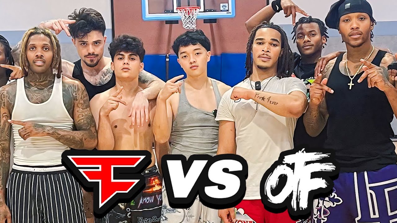 FaZe Clan VS Lil Durk & OTF 5V5 Basketball..