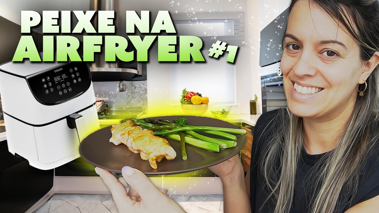 Receitas de Peixe na Airfryer : Espetada de Salmão #1 🐟