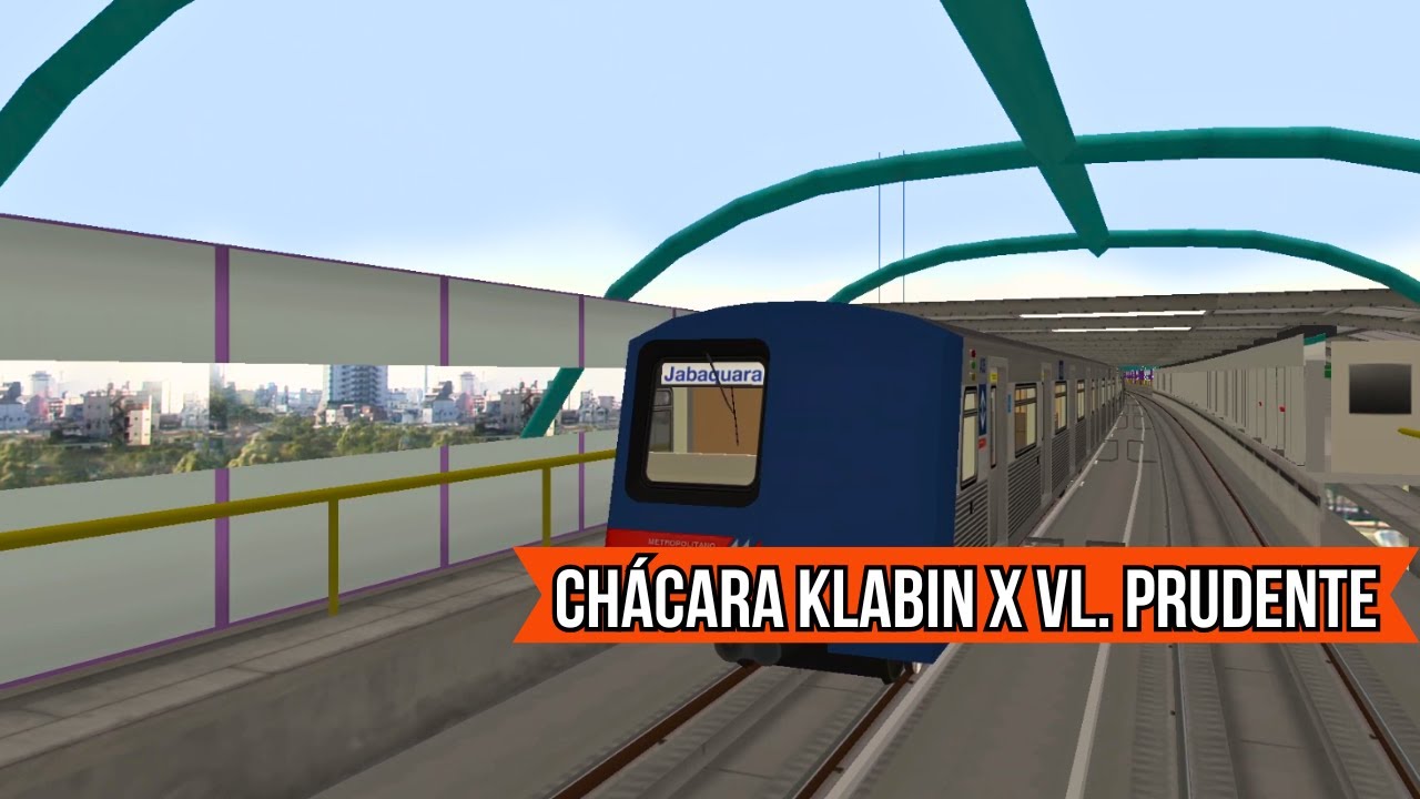 🔴Open BVE | Metrô SP |  Frota A Mafersa | Chácara Klabin x Vila Prudente | Simulador de Metrô