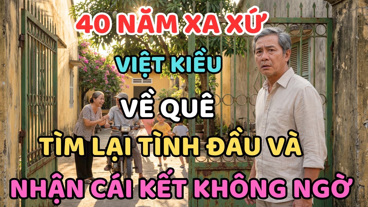 40 NĂM XA XỨ, NGƯỜI ĐÀN ÔNG VỀ QUÊ TÌM LẠI TÌNH ĐẦU VÀ NHẬN CÁI KẾT KHÔNG NGỜ