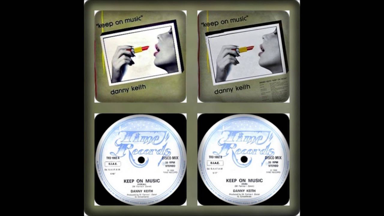DANNY KEITH - KEEP ON MUSIC (VOCAL, DUB 1984)