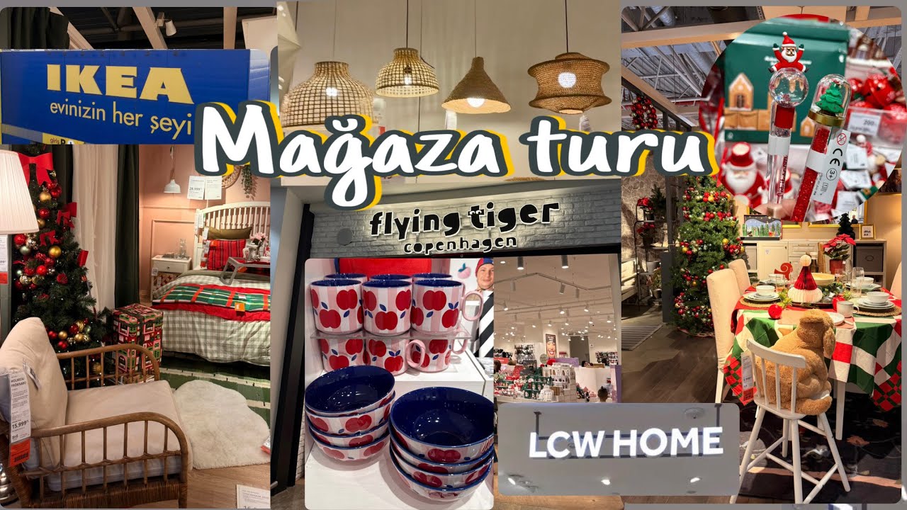 Yeni Yıl Dekorasyonu İçin 3 Mağaza Turu | IKEA, Flying Tiger, LCW Home dekorasyon ürünleri, fiyatlar