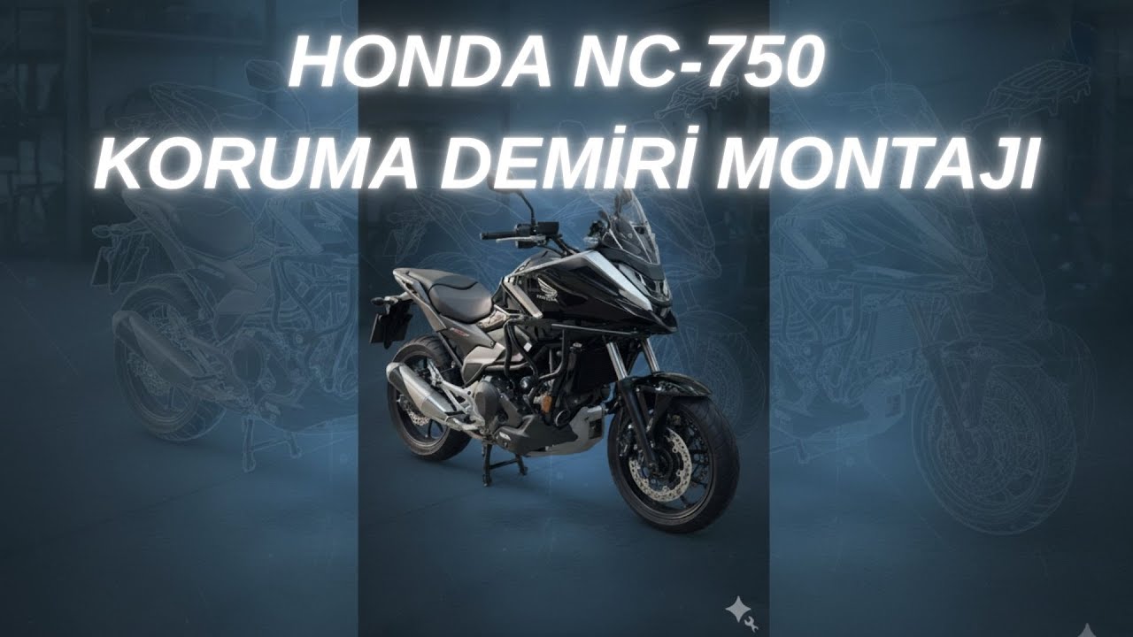 Honda NC 750 Koruma Demiri - Çanta Demiri - Orta Sehpa (tanıtım ve montaj) Videosu